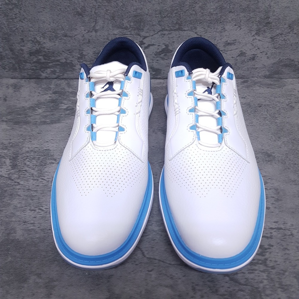 NIKE AIR JORDAN ADG 5 Golf Shoes Mens Size 9.5 Midnight Navy University Blue UNC - Picture 3 of 5